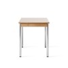 Audo CO DESK Biurko 140x70 cm / Nogi Chrom - Blat Kremowy Laminat